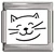 White Cat Italian Charm
