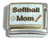 Softball Mom Italian Charm