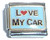 Love My Car Italian Charm