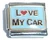 Love My Car Italian Charm