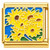 Sunflowers Blue Sky Goltone Base Italian Charm