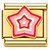 Red Stars Gold Italian Charm