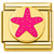 Sand Dollar Sea Star Gold Italian Charm