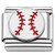Baseball Sports Italian Charm