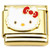 Hello Kitty Red Bow Gold Italian Charm