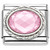 Pink Faceted Bling Italian Charm