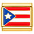 Puerto Rico Flag Goldtone Italian Charm