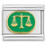 Green Libra Italian Charm