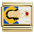 Jesus Image Gold Italian Charm