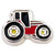 Red Tractor Floating Locket Charm