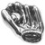 Baseball Glove Floating Locket Charm