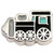Train Engine Floating Locket Charm