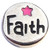 Faith Pink Star Floating Locket Charm