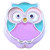 Chubby Owl Floating Locket Charm