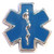 Blue Medical Symbol Floating Locket Charm
