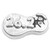 26.2 Marathon Running Shoe Floating Locket Charm