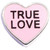 True Love Pink Candy Heart Floating Locket Charm