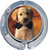 Puppy with Rose Foldable Purse Hanger