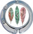 Feathers Foldable Purse Hanger
