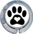 Paw with Heart Foldable Purse Hanger