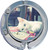 White Cat Foldable Purse Hanger