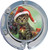 Christmas Cat Foldable Purse Hanger