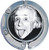 Albert Einstein Tongue Foldable Purse Hanger