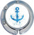 Watercolor Anchor Foldable Purse Hanger