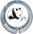 Watercolor Panda Foldable Purse Hanger