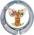 Doe Deer Flowers Foldable Purse Hanger
