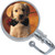 Puppy with Rose Classic Purse Hanger