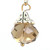 Taupe Brown Gem Dangle