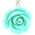 Light Blue Rose Dangle