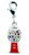 Gumball Machine Enamel Dangle