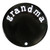 Grandma Plate in Black for 30mm Locket
