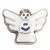 Angel Silvertone Floating Locket Charm