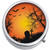 Halloween Scene Gravestone Medical Pill Box