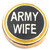 Army Wife Circle Floating Locket Charm