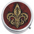 Bronze Fleur de Lis Medical Pill Box
