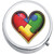 Autism Heart Puzzle Medical Pill Box