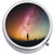 Colorful Night Sky Medical Pill Box