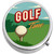 Golf Time Vintage Poster Pill Box