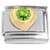 Small Heart August Italian Charm