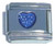Heart Blue Italian Charm