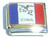 Iowa State Flag Italian Charm