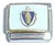 Massachusetts State Flag Italian Charm