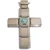 Italian Charm Cross Necklace March