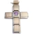 Italian Charm Cross Necklace October