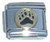 Paw Print Italian Charm