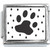 Paw Print Italian Charm